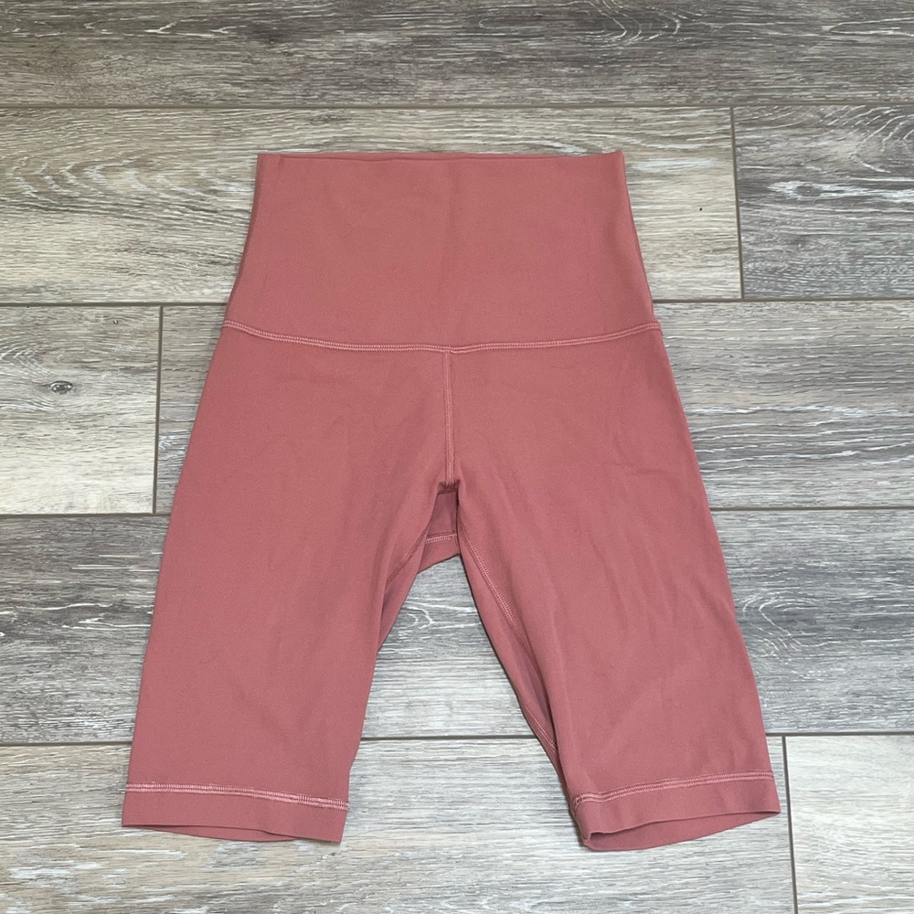 Lululemon Athletica Pink Bike Shorts Casual Fit